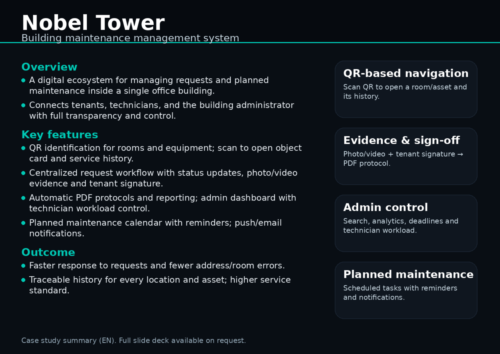 Nobel Tower preview